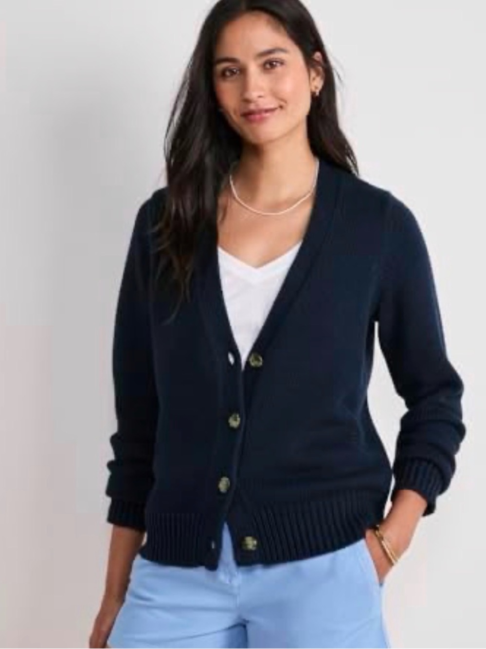 Vineyard Vines Katie Cardigan Navy Size Small NWT